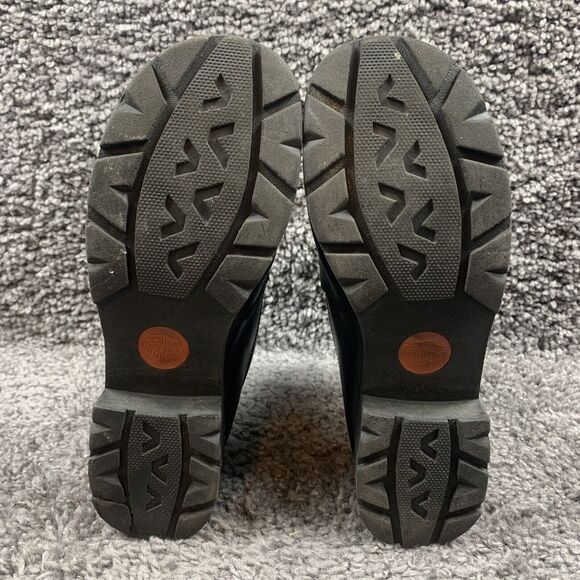 Women’s Harley Davidson Black Boots Womens 10 Badlands 7 Inches Ankle Combat - Picture 7 of 8